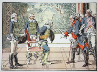 Frederick the Great and the 85-Year-Old Zieten, 1784